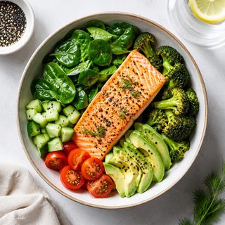 Simple healthy meal