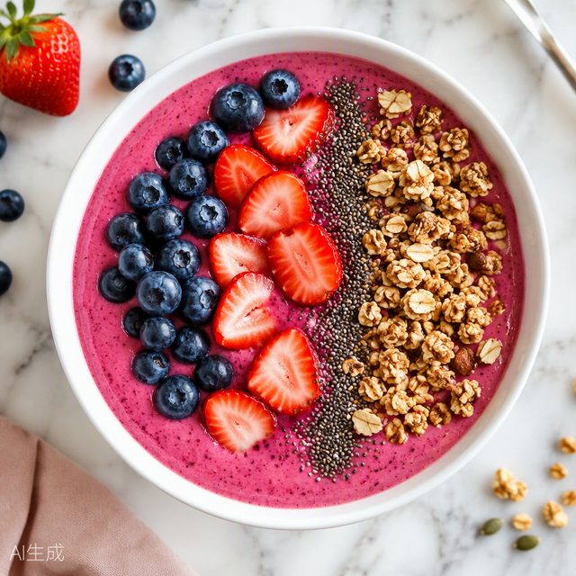 Berry Collagen Smoothie Bowl