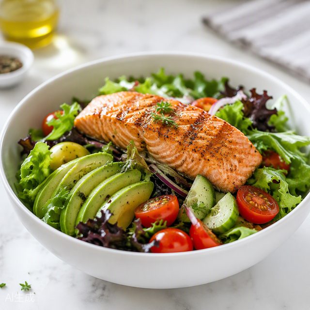 Salmon Avocado Glow Salad