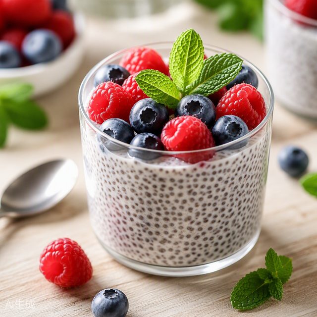 Chia Pudding with Berries